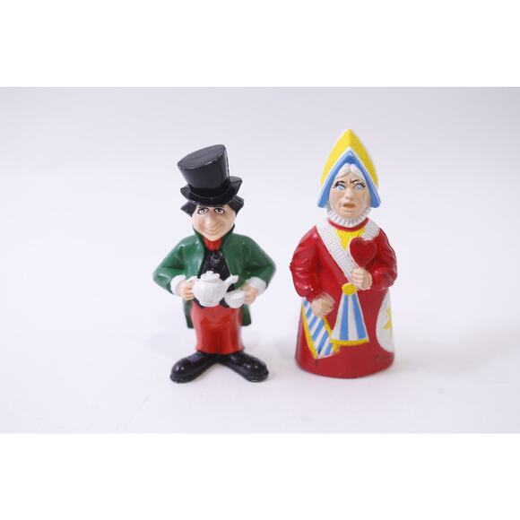 1988 HG Toys Queen of Hearts and Mad Hatter Alice in Wonderland PVC Figures Toy - Picture 1 of 5